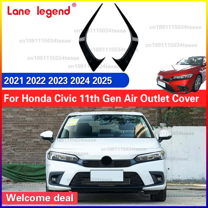 Car Bumper Spoiler Corner Protector Diffuser Side Splitter Tuning Air Outlet Cover Trim For Honda Civic 11th Gen 2021-2025
Car Bumper Spoiler Corner Protector Diffuser Side Splitter Tuning Air Outlet Cover Trim For Honda Civic 11th Gen 2021-2025