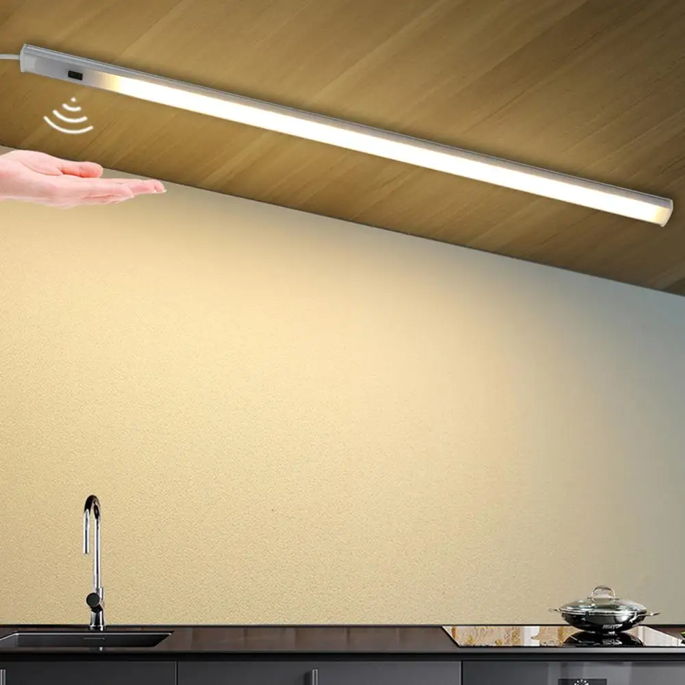 3 Colors USB LED Light Under Cabinet Bar Light Lamp lumiere LED Closet Light 5V Hand Sweep Lights Motion Sensor Bedroom Kitchen
3 Colors USB LED Light Under Cabinet Bar Light Lamp lumiere LED Closet Light 5V Hand Sweep Lights Motion Sensor Bedroom Kitchen