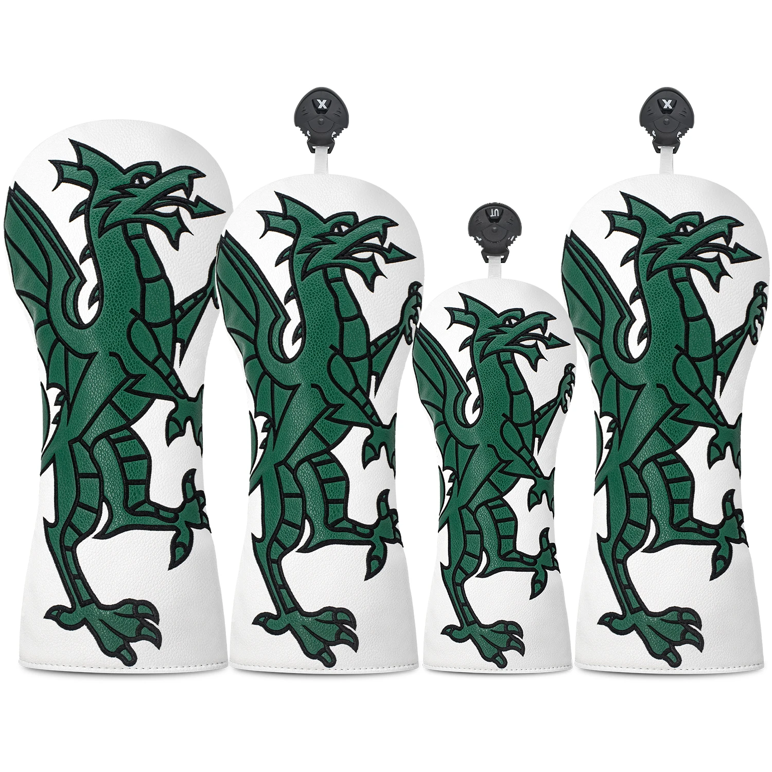 Golf club cover, green dragon pattern design, durable club head cover, golf accessories, providing the best protection
Golf club cover, green dragon pattern design, durable club head cover, golf accessories, providing the best protection