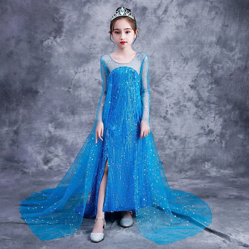 Halloween Cosplay Costume For Girl Dress Christmas Festive Children Sequins Lace Princess Tunic Kid Frock Clothes
Halloween Cosplay Costume For Girl Dress Christmas Festive Children Sequins Lace Princess Tunic Kid Frock Clothes