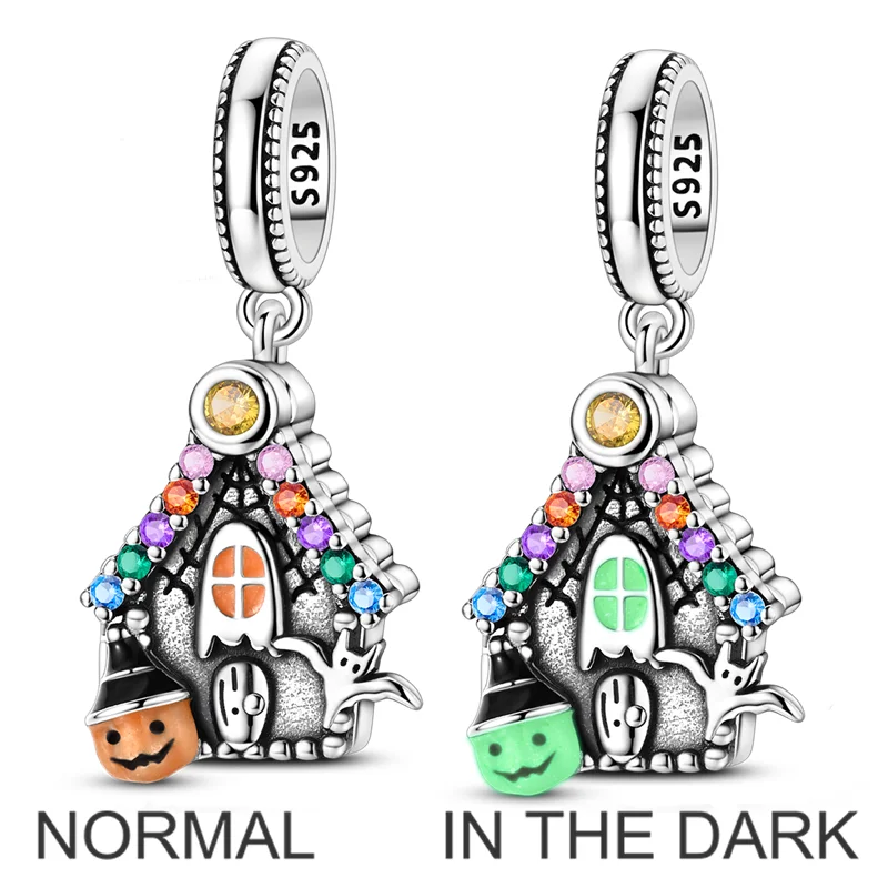 925 Sterling Silver Charms Bead Zircon Luminous Candy House Dangle Fit Original Bracelet DIY Women Jewelry Gift
925 Sterling Silver Charms Bead Zircon Luminous Candy House Dangle Fit Original Bracelet DIY Women Jewelry Gift