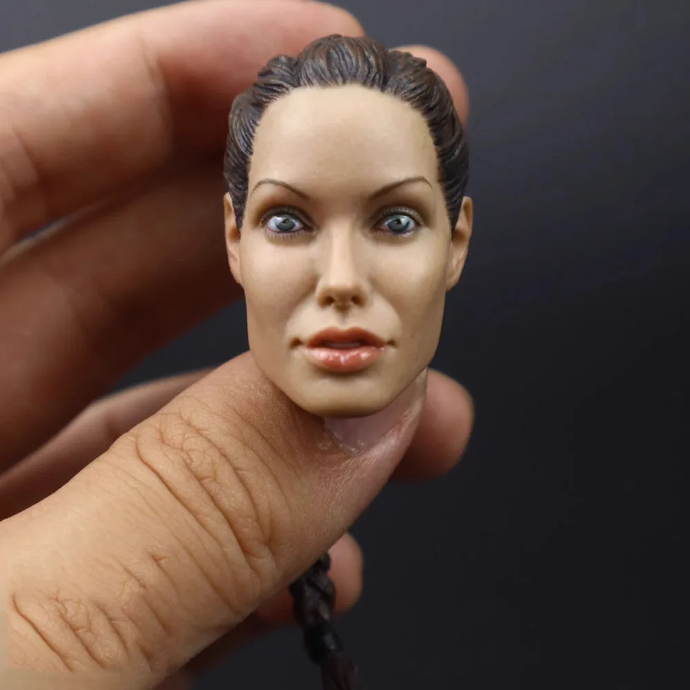 Hot Sales 1/6 Female Hero Girl Angie Jolie Head Sculpture Carving Carving With Long Hair Model Fit 12" Action Figure Collect DIY 
Hot Sales 1/6 Female Hero Girl Angie Jolie Head Sculpture Carving Carving With Long Hair Model Fit 12" Action Figure Collect DIY