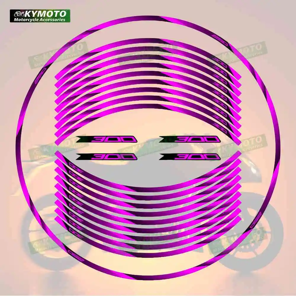 For Z300 Z 300 motorcycle accessories 17 inch front and rear wheel decals hub modified reflective wheel rim sticker decoration
For Z300 Z 300 motorcycle accessories 17 inch front and rear wheel decals hub modified reflective wheel rim sticker decoration