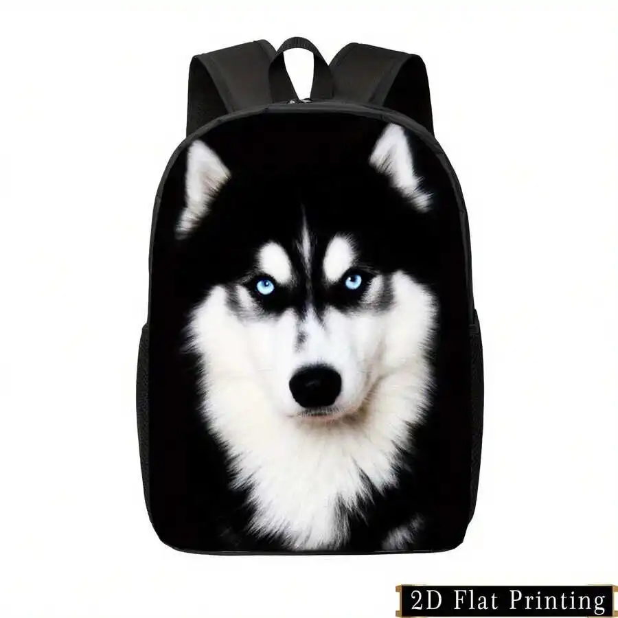 Husky Print Backpack Unisex Casual Large Capacity Lightweight Backpack With Adjustable Straps
Husky Print Backpack Unisex Casual Large Capacity Lightweight Backpack With Adjustable Straps