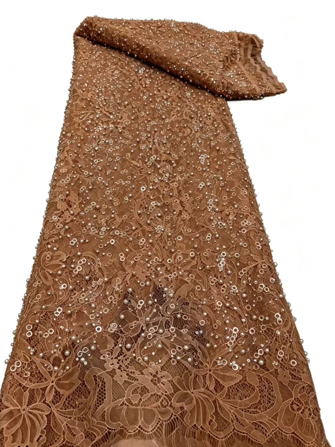 Luxury African Soft Sequins Beaded Lace Fabric 2026 High Quality Groom Nigerian Wedding Bridal Embroidery French Tulle Sewing
Luxury African Soft Sequins Beaded Lace Fabric 2026 High Quality Groom Nigerian Wedding Bridal Embroidery French Tulle Sewing