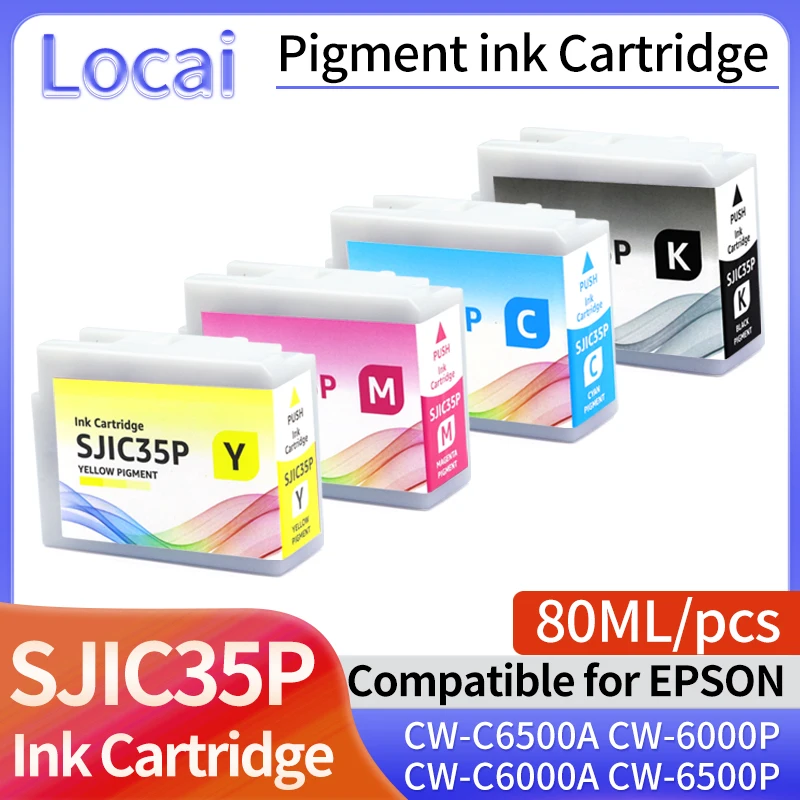 1 ~ 12 шт. SJIC35P 80 мл совместимый картридж для принтера цветных этикеток Epson ColorWorks CW-C6500P CW-C6000A CW-C6000P CW-C6500A
1 ~ 12 шт. SJIC35P 80 мл совместимый картридж для принтера цветных этикеток Epson ColorWorks CW-C6500P CW-C6000A CW-C6000P CW-C6500A
