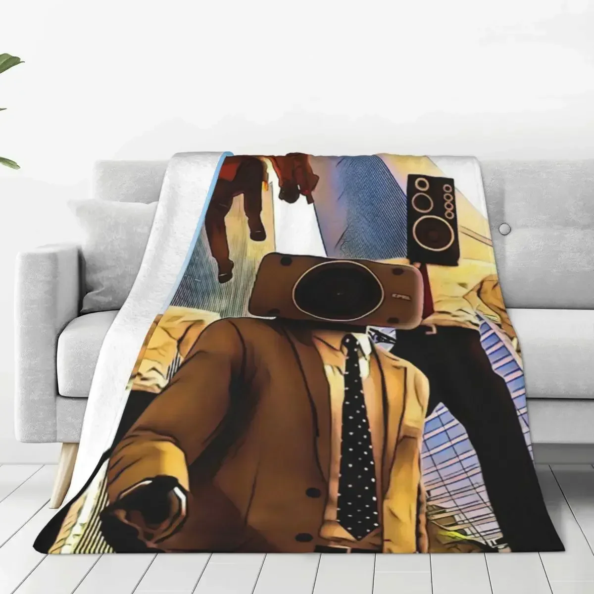Skibidi Toilet Flannel Blanket Speakerman Game Warm Soft Bedding Throws for Chair Sofa Bed Colorful Bedspread Sofa Bed Cover
Skibidi Toilet Flannel Blanket Speakerman Game Warm Soft Bedding Throws for Chair Sofa Bed Colorful Bedspread Sofa Bed Cover