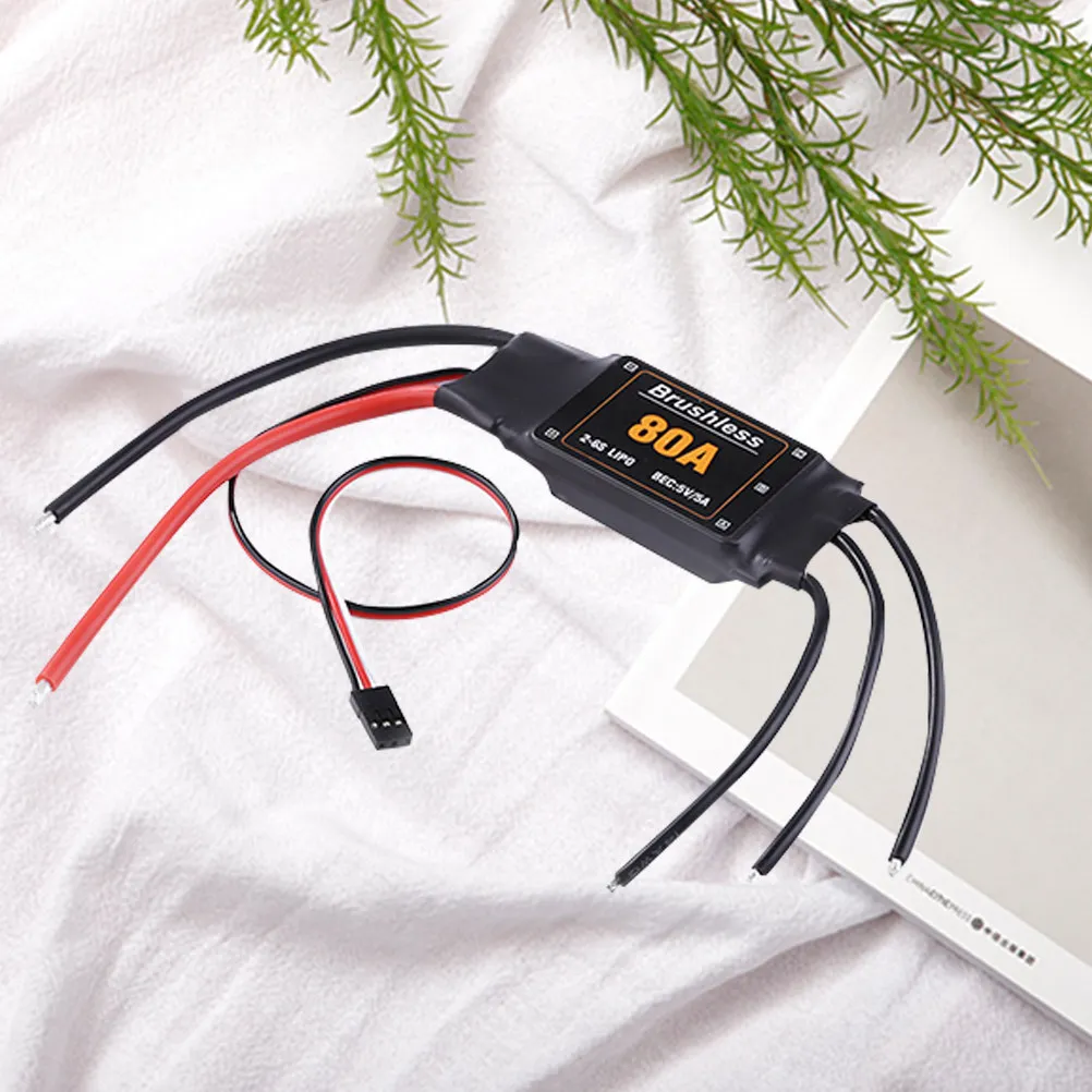 80A Compact Brushless Motor Controller with Built in Capacitor Module Throttle Signal Loss Protection Controller
80A Compact Brushless Motor Controller with Built in Capacitor Module Throttle Signal Loss Protection Controller