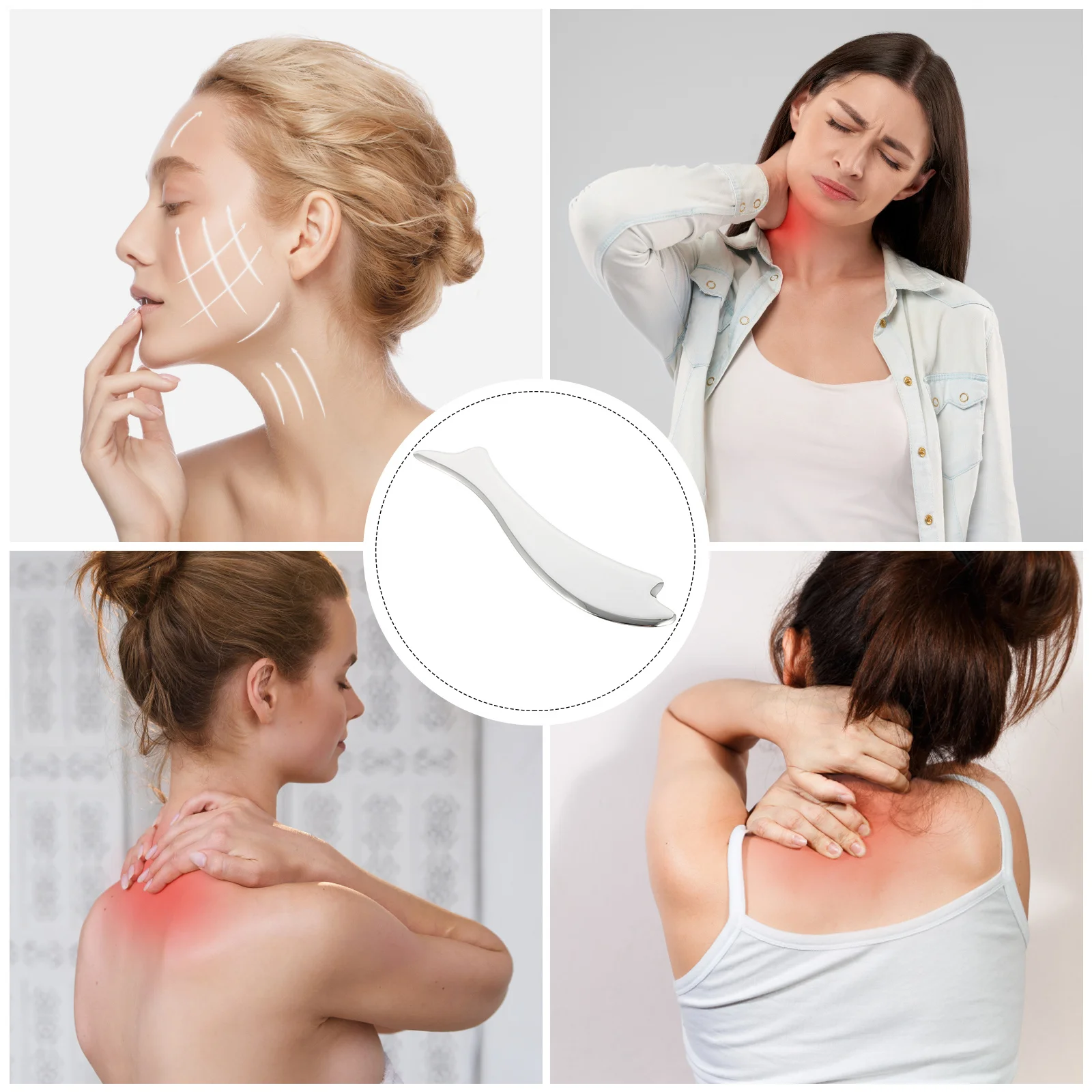 1 шт., доска Гуа Ша, гладкий край, массажный инструмент для всего тела для лица, рук, ног, ног, портативная скребковая пластина, прочная релаксация мышц
1 шт., доска Гуа Ша, гладкий край, массажный инструмент для всего тела для лица, рук, ног, ног, портативная скребковая пластина, прочная релаксация мышц