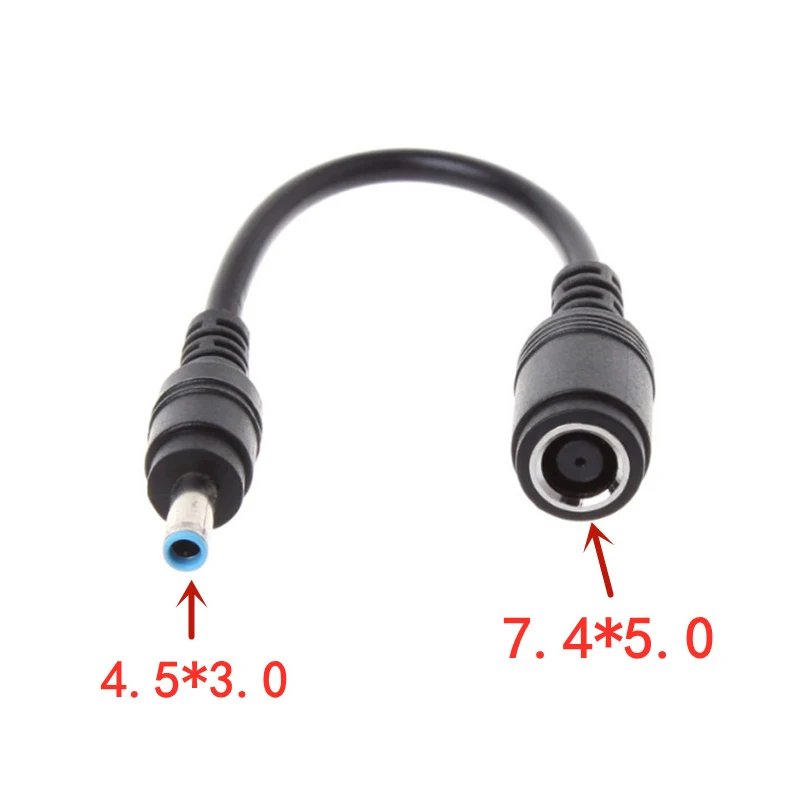 1Pc 7.4mm To 4.5mm DC Power Charger Converter Great Replacement DC Adapter Connector Cable For HP Blue Tips
1Pc 7.4mm To 4.5mm DC Power Charger Converter Great Replacement DC Adapter Connector Cable For HP Blue Tips