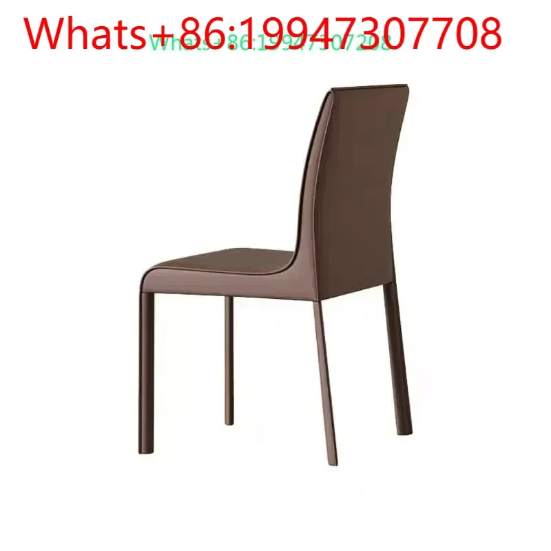 Nordic saddle leather dining chair backrest book table chair light luxury model room furniture multi-functional seat stool
Nordic saddle leather dining chair backrest book table chair light luxury model room furniture multi-functional seat stool