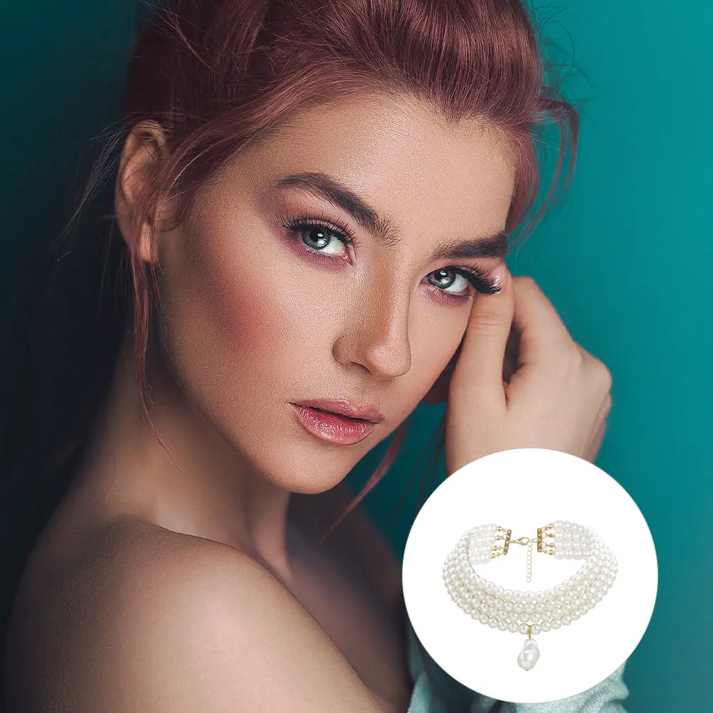 1pc Geometric Beaded Necklace For Women Imitation Pearl Simple Lightweight Stylish Choker Decorative Neck Jewelry Gift
1pc Geometric Beaded Necklace For Women Imitation Pearl Simple Lightweight Stylish Choker Decorative Neck Jewelry Gift