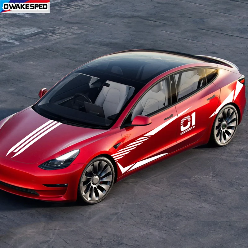 1set Both Side Car Body Door Decor Sticker FOR Tesla Model 3 PERFORMANCE Sport Stripes Customized Accessories Original Desgin
1set Both Side Car Body Door Decor Sticker FOR Tesla Model 3 PERFORMANCE Sport Stripes Customized Accessories Original Desgin