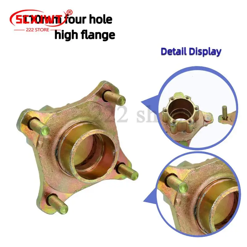 110mm 4-hole Front high flange Wheel Hub Fit For DIY 150cc 200cc 250cc ATV Go kart UTV Buggy Golf Cart Quad Bike Parts
110mm 4-hole Front high flange Wheel Hub Fit For DIY 150cc 200cc 250cc ATV Go kart UTV Buggy Golf Cart Quad Bike Parts