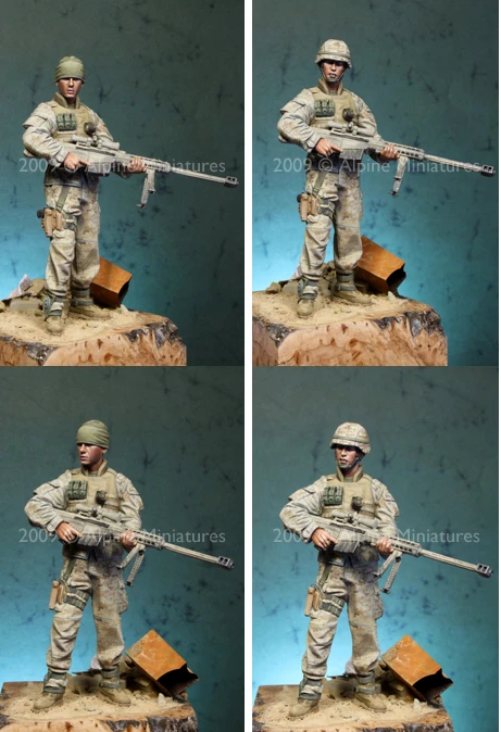 1/16 Scale Resin Figure Model Kits Modern Modern USMC Sniper Hobby Miniature Diorama Toys Unassembled and Unpainted S62
1/16 Scale Resin Figure Model Kits Modern Modern USMC Sniper Hobby Miniature Diorama Toys Unassembled and Unpainted S62