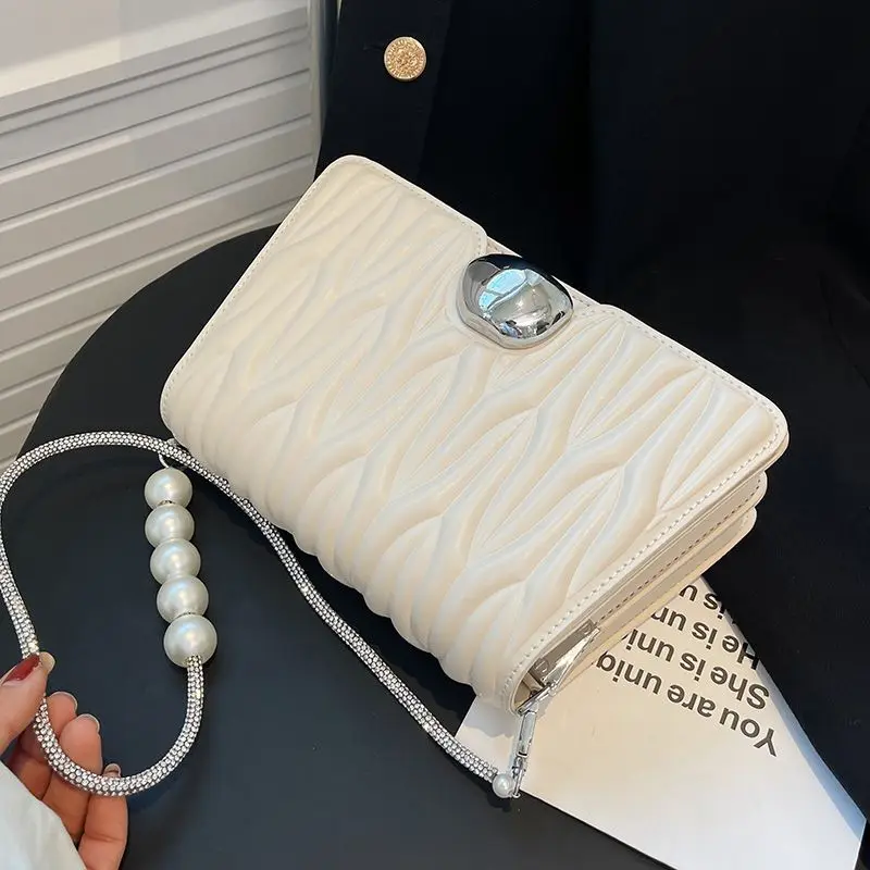 Fashion Korean Style with Chain Shoulder Bag for Women PU Leather Mini Flap Crossbody Messenger Purse Women's Handbags Q526
Fashion Korean Style with Chain Shoulder Bag for Women PU Leather Mini Flap Crossbody Messenger Purse Women's Handbags Q526