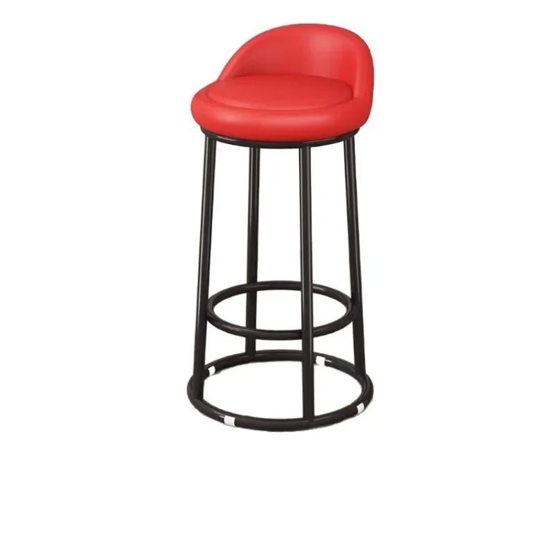 High stool, light luxury bar , back , bar chair, iron art home island , front desk checkout page bar
High stool, light luxury bar , back , bar chair, iron art home island , front desk checkout page bar
