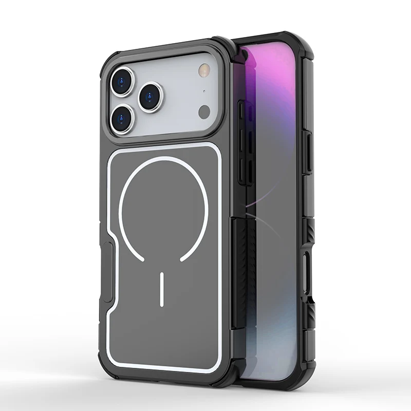 Luxurious Shockproof Removable Backplate Wireless Charging Magnetic Phone Case For iPhone 17 Pro Max, Anti-scratch Matte Hard Co
Luxurious Shockproof Removable Backplate Wireless Charging Magnetic Phone Case For iPhone 17 Pro Max, Anti-scratch Matte Hard Co