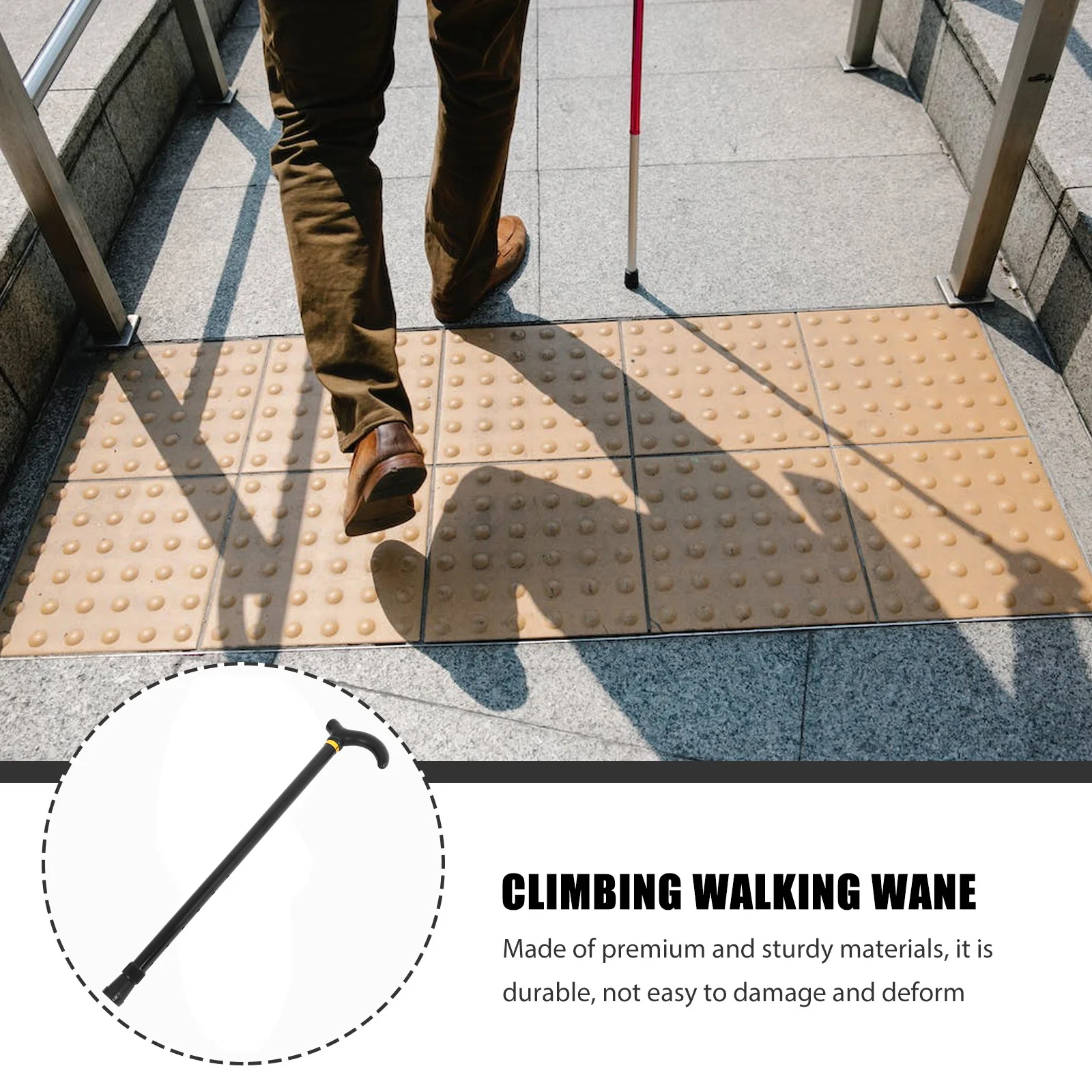 Adjustable Two-Section Aluminum Alloy Walking Cane Lightweight Collapsible Design for Balance Stability Senior Men Women Support
Adjustable Two-Section Aluminum Alloy Walking Cane Lightweight Collapsible Design for Balance Stability Senior Men Women Support