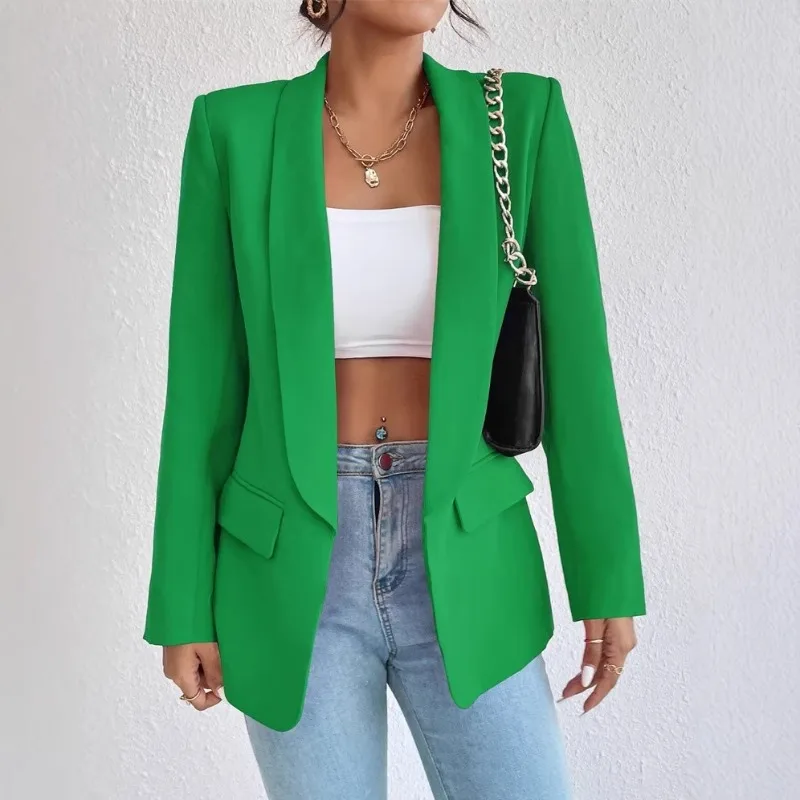 Spring Commuter Jacket Top Women's Clothing Fashion Long Sleeve Lapels Patch Designs Office Lady Coat New Casual Solid Cardigan
Spring Commuter Jacket Top Women's Clothing Fashion Long Sleeve Lapels Patch Designs Office Lady Coat New Casual Solid Cardigan