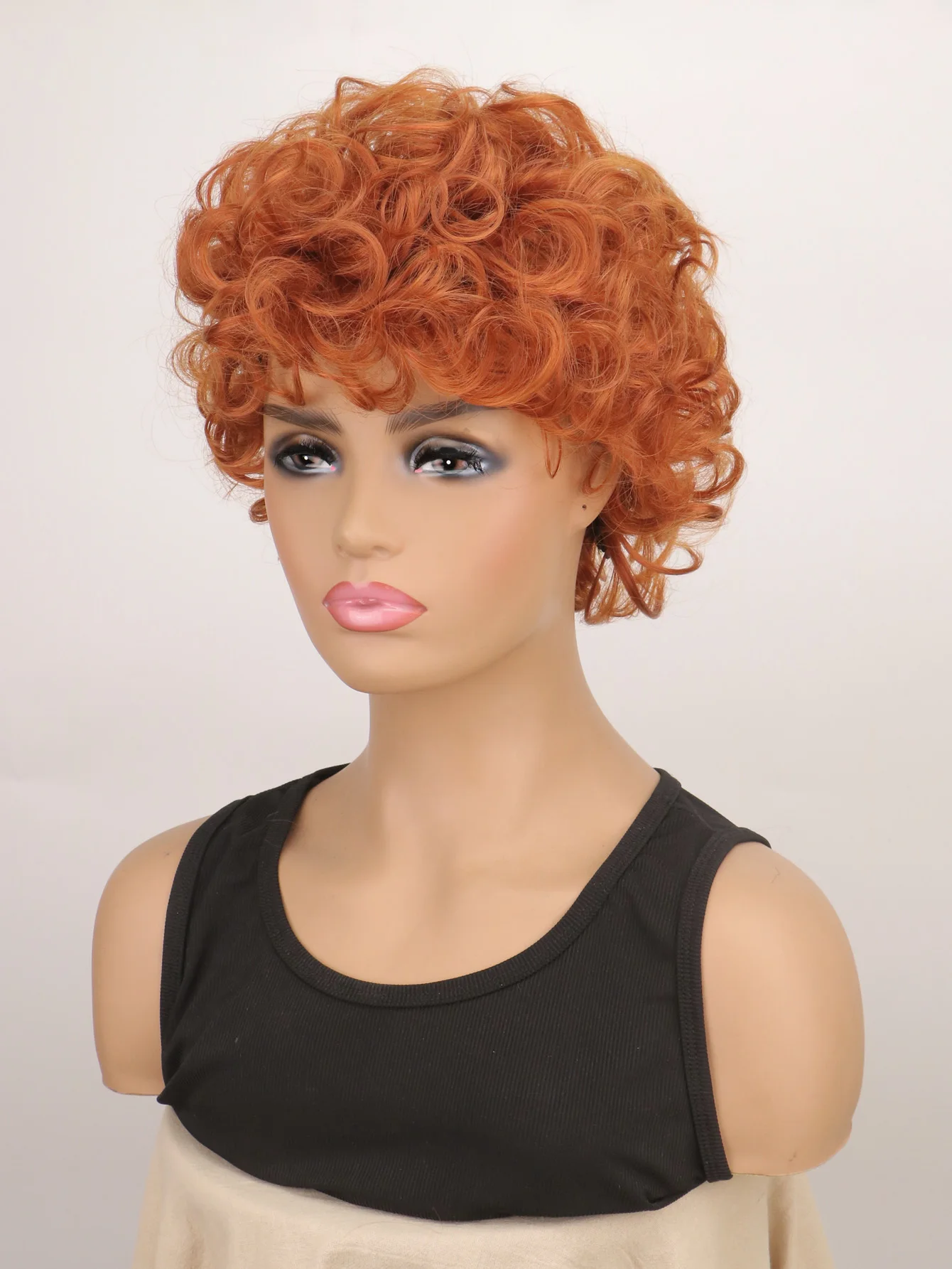 Mrs Roper Reddish Brown Orange Short Curly Afro Wig Halloween Costume Cosplay Party Wigs
Mrs Roper Reddish Brown Orange Short Curly Afro Wig Halloween Costume Cosplay Party Wigs