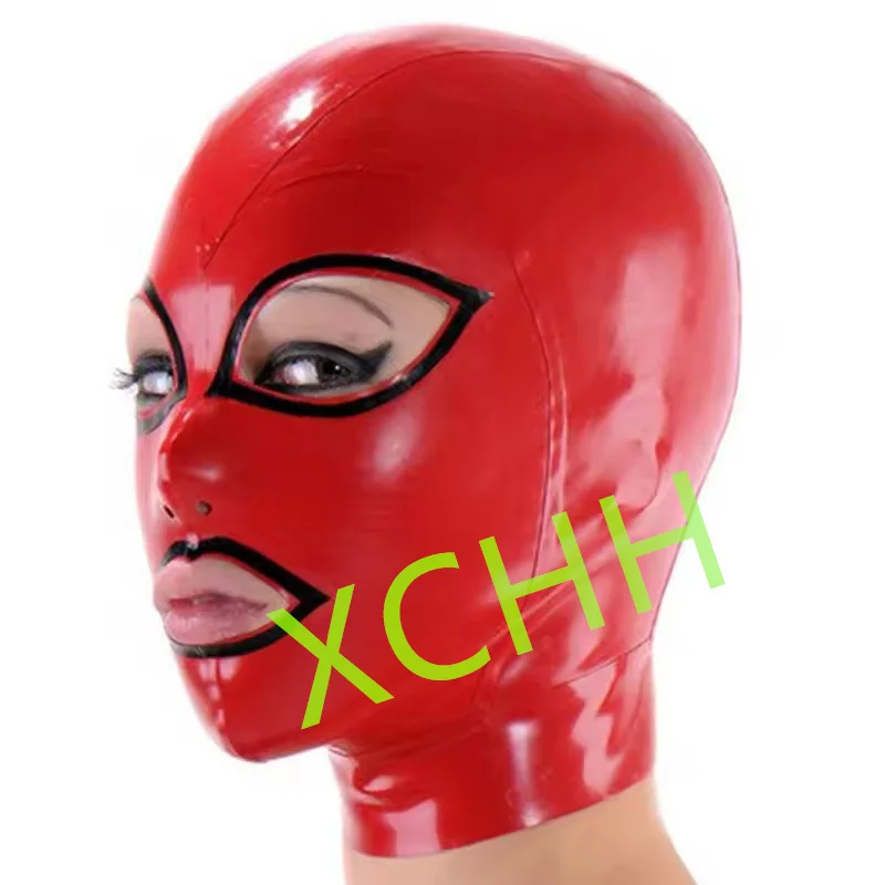 Handmade Latex Hood Rubber Mask Red with Black Trim Open Eye Back Zip Sexy Fetish Headgear Customize Halloween Cosplay Costume
Handmade Latex Hood Rubber Mask Red with Black Trim Open Eye Back Zip Sexy Fetish Headgear Customize Halloween Cosplay Costume