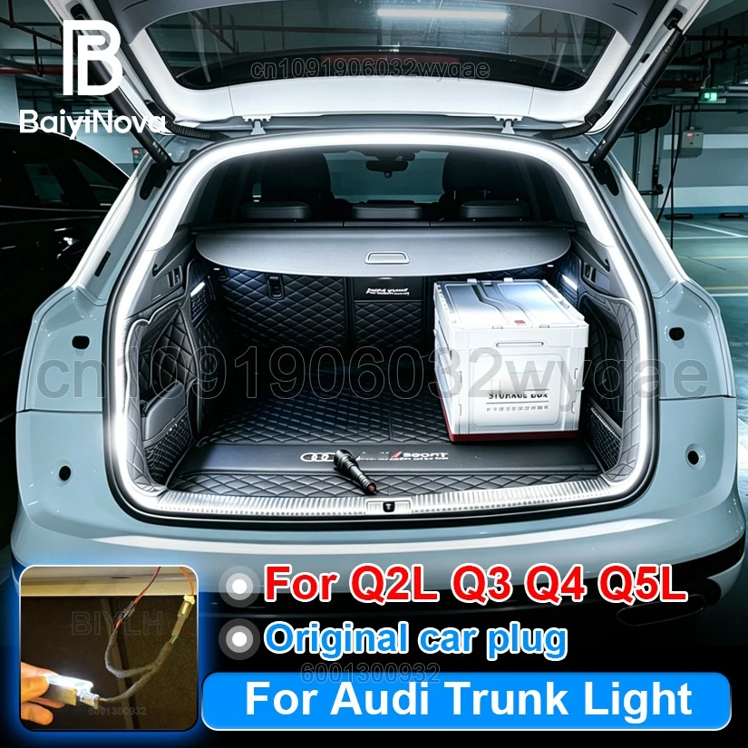 For Audi Q4 Q2 Q3 Q5L car Trunk Light LED, Ambient Lamp Car Interior Welcome Light, Tail Box Lighting Auto Accessories
For Audi Q4 Q2 Q3 Q5L car Trunk Light LED, Ambient Lamp Car Interior Welcome Light, Tail Box Lighting Auto Accessories