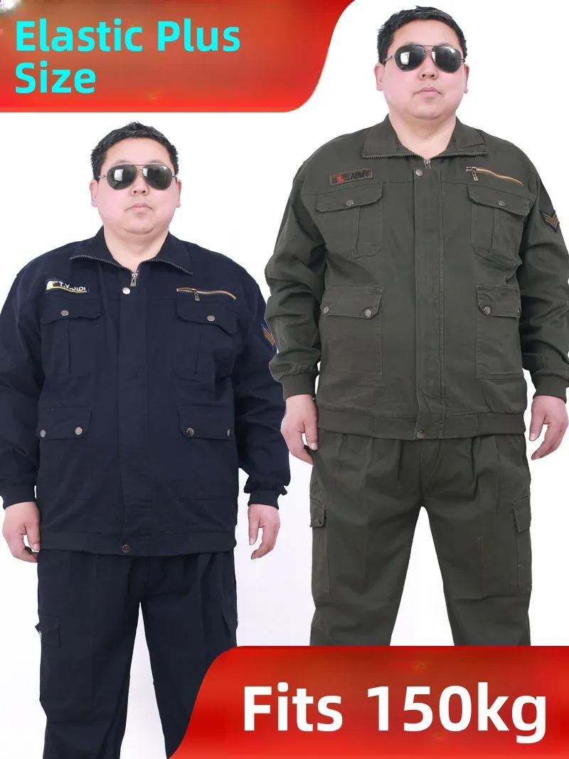 Large Size Elastic Workwear Top And Pants Pure Cotton Welding Resistant Wearable Spring Autumn Labor Protection
Large Size Elastic Workwear Top And Pants Pure Cotton Welding Resistant Wearable Spring Autumn Labor Protection