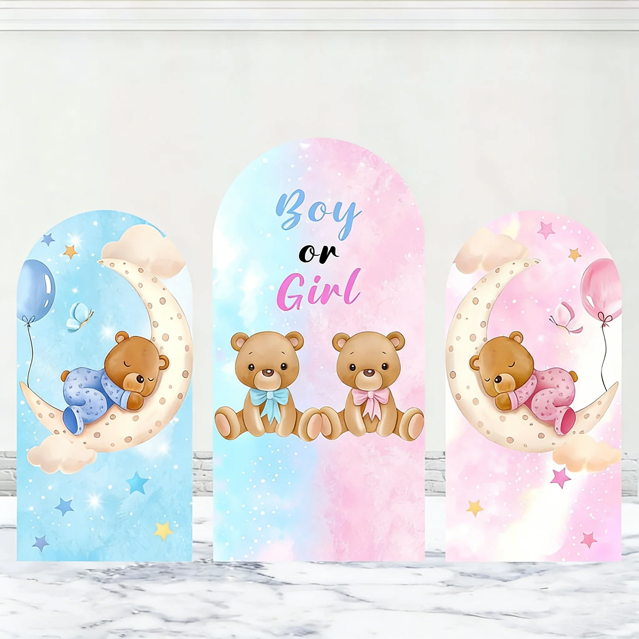 LS Custom Boy Girl Gender Reveal Moon Bear Chiara Covers Arch Background Baby Shower Party Decor Backdrop Photo Doubleside
LS Custom Boy Girl Gender Reveal Moon Bear Chiara Covers Arch Background Baby Shower Party Decor Backdrop Photo Doubleside