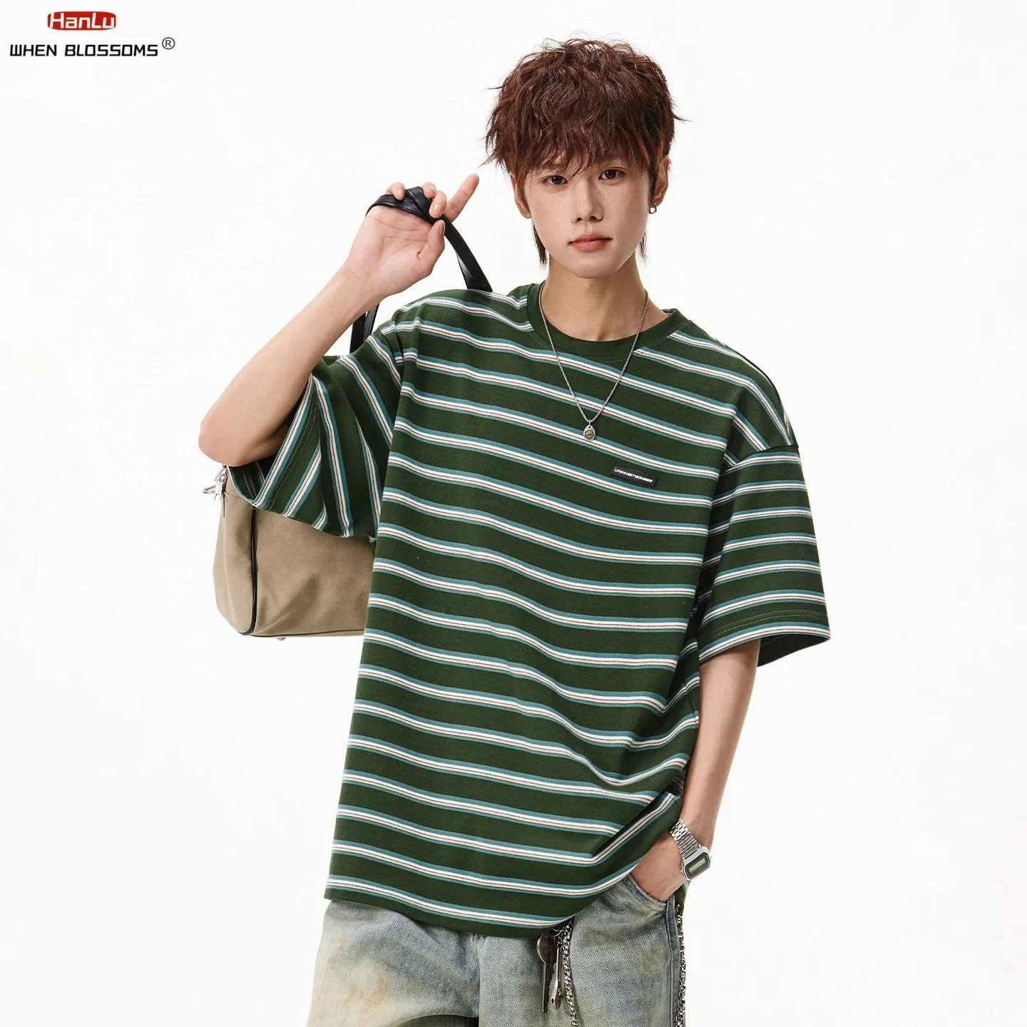 Men's Summer T-Shirt American Retro Stripes Color Block Casual Short Sleeve Tee Oversized Couple Streetwear Top 2026
Men's Summer T-Shirt American Retro Stripes Color Block Casual Short Sleeve Tee Oversized Couple Streetwear Top 2026