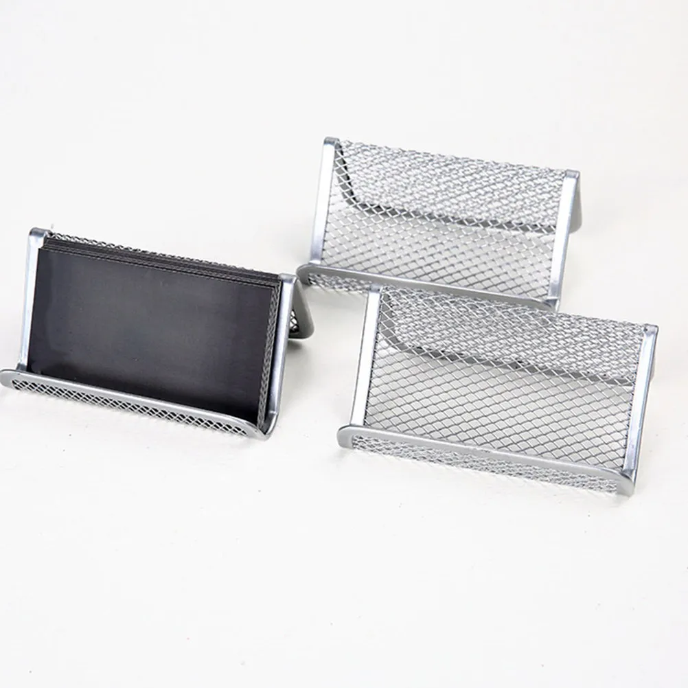 6Pcs Metal Business Card Holder Stand for Desk Name Cards Organizer Mesh Design Multipurpose Phone Tablet Stand Office
6Pcs Metal Business Card Holder Stand for Desk Name Cards Organizer Mesh Design Multipurpose Phone Tablet Stand Office