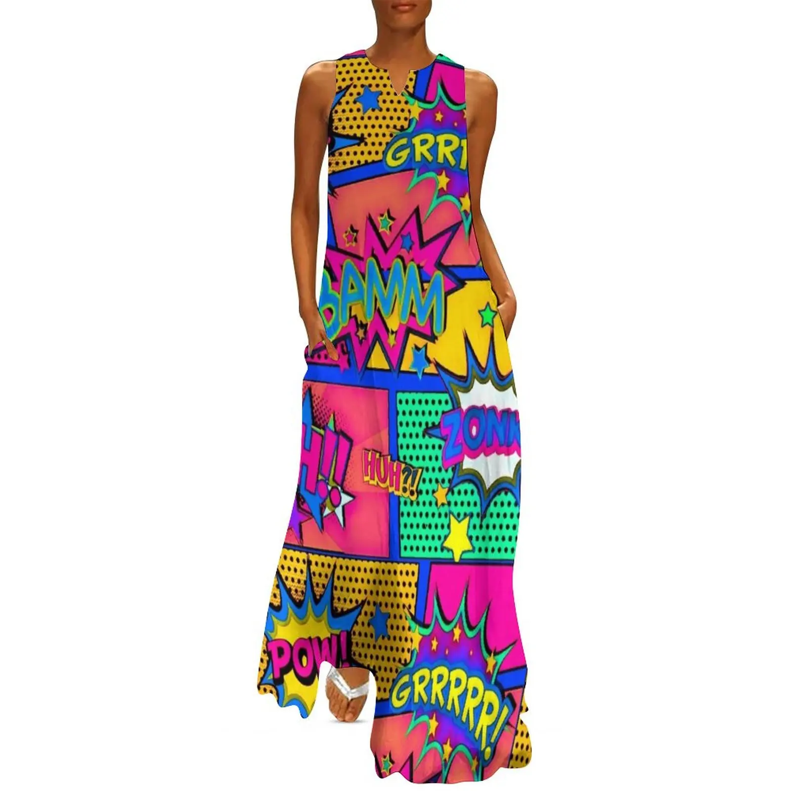 Colorful Comic Book Panels Long Dress elegant and pretty women's dresses dresses for woman 2025 ceremony dresses Dress
Colorful Comic Book Panels Long Dress elegant and pretty women's dresses dresses for woman 2025 ceremony dresses Dress