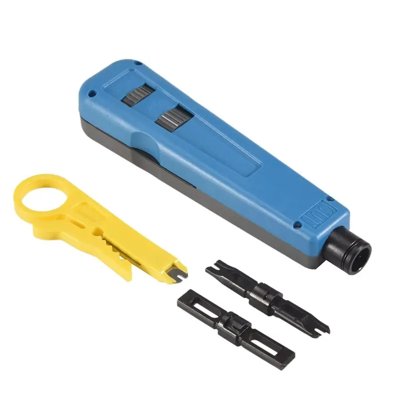 ABWZ-Punch Down Impact Tool With 110 And 66 Blades, Network Wire Cable Cat6/Cat5e Telephone Impact Terminal Insertion Tools
ABWZ-Punch Down Impact Tool With 110 And 66 Blades, Network Wire Cable Cat6/Cat5e Telephone Impact Terminal Insertion Tools