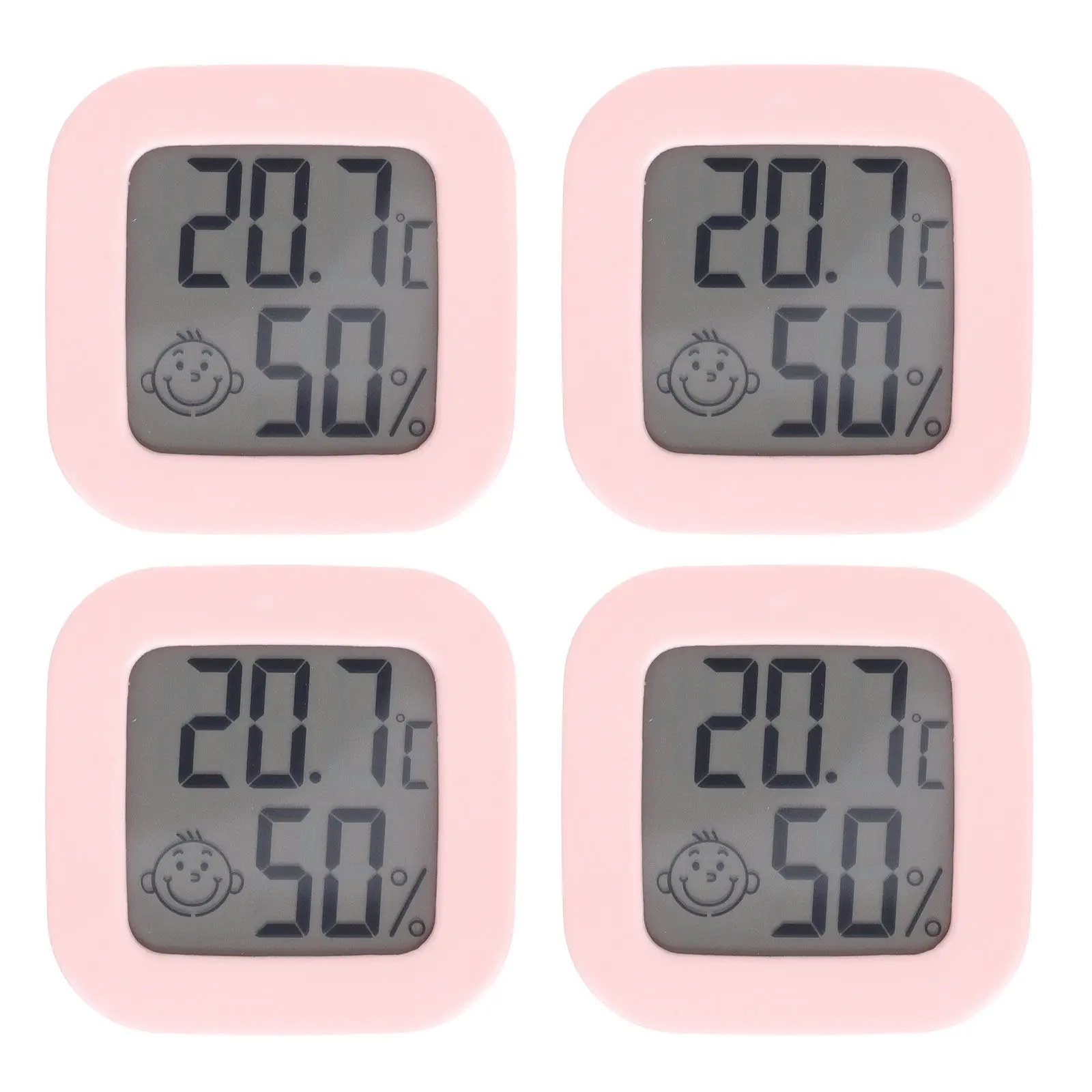 4Pcs Digital Thermometer Hygrometer for Indoor Temperature Humidity Monitoring Wall Mountable Tabletop Use Large Display Home
4Pcs Digital Thermometer Hygrometer for Indoor Temperature Humidity Monitoring Wall Mountable Tabletop Use Large Display Home