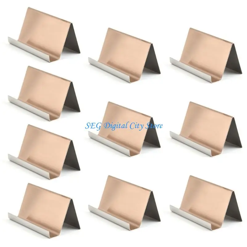 U75B 10Pcs Stainless Steel Business Card Holders Business Office Card Display Stand
U75B 10Pcs Stainless Steel Business Card Holders Business Office Card Display Stand
