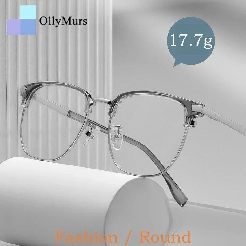 OLLYMURS Fashion Ultra-Light TR90 Alloy Myopia and Hyperopia Eyewear Business Retro Optical Prescription Glasses Frame Men 8052
OLLYMURS Fashion Ultra-Light TR90 Alloy Myopia and Hyperopia Eyewear Business Retro Optical Prescription Glasses Frame Men 8052
