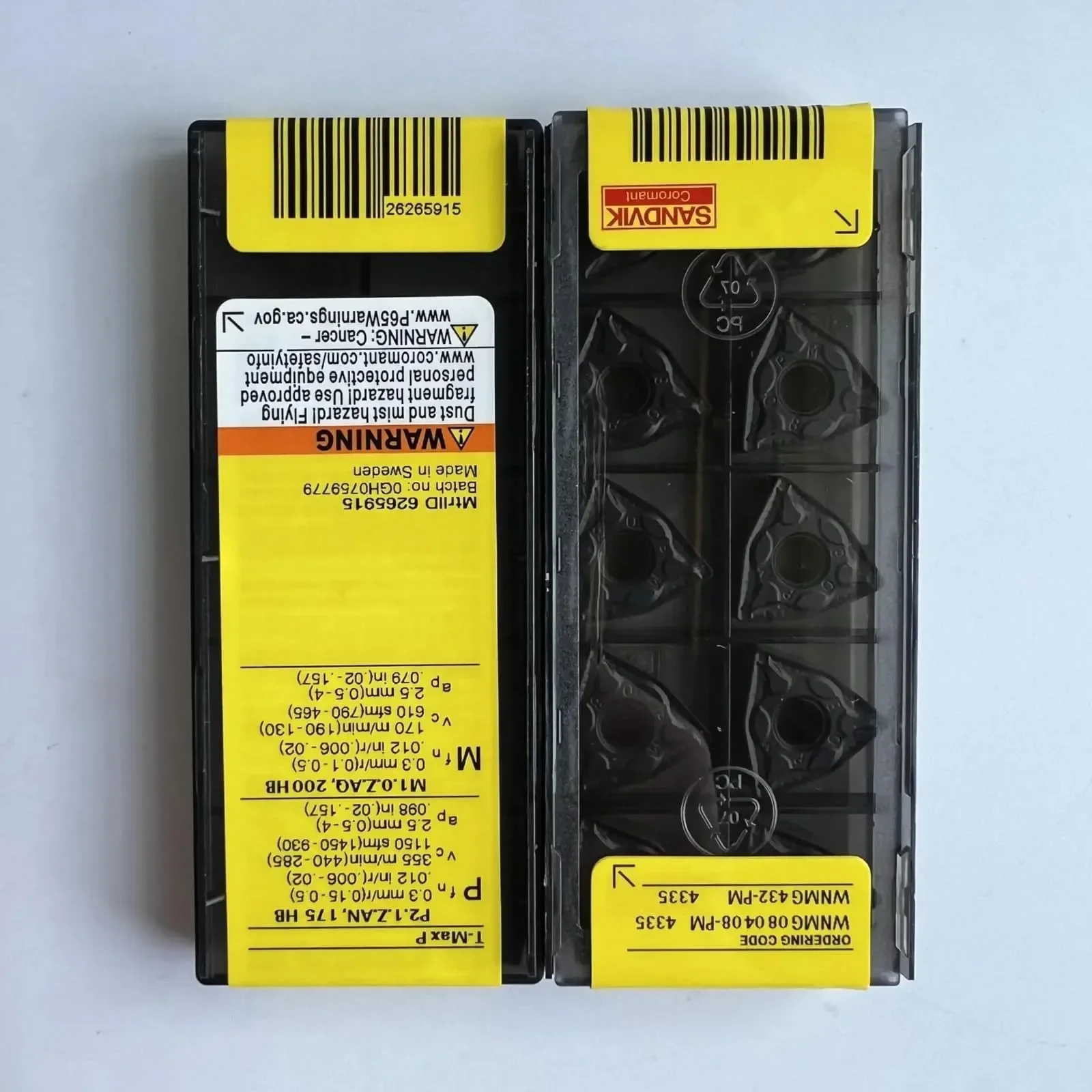 SANDVIK-Coromant / WNMG080408-PM 4335 / 10 Pcs
SANDVIK-Coromant / WNMG080408-PM 4335 / 10 Pcs