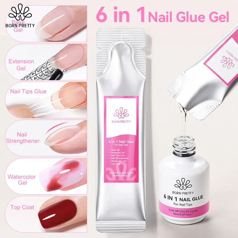 BORN PRETTY 15g 6 IN 1 Extension Nail UV Gel Polish Refilled Package Building Nail Gel Rubber Base Semi Permanent Nails Art Gel
BORN PRETTY 15g 6 IN 1 Extension Nail UV Gel Polish Refilled Package Building Nail Gel Rubber Base Semi Permanent Nails Art Gel