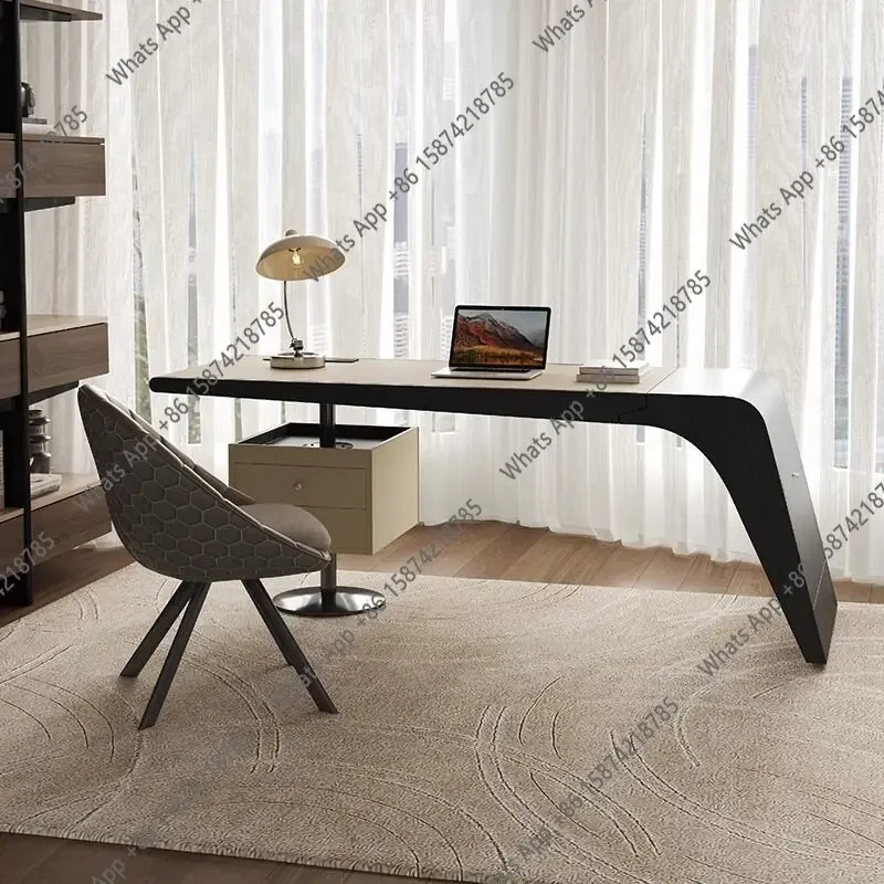 U Desk Italian Minimalist Desk Modern Light Luxury High-end Solid Wood Writing Desk Designer Model
U Desk Italian Minimalist Desk Modern Light Luxury High-end Solid Wood Writing Desk Designer Model
