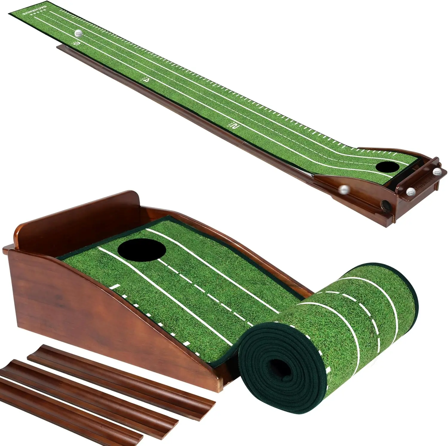 Indoor Outdoor Golf Putting Mat with Automatic Ball Return for Home Office
Indoor Outdoor Golf Putting Mat with Automatic Ball Return for Home Office