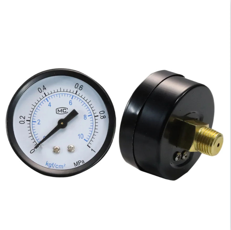 Air source axial pressure gauge Y40, axial air compressor pneumatic storage tank radial pressure gauge Y50 
Air source axial pressure gauge Y40, axial air compressor pneumatic storage tank radial pressure gauge Y50
