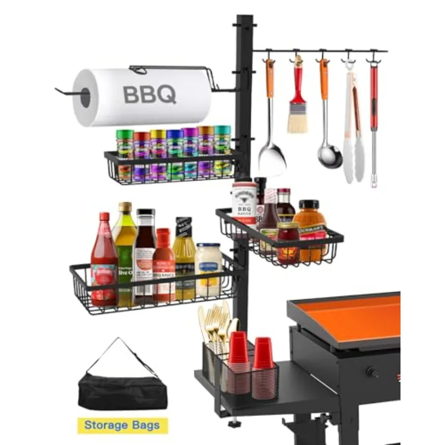 Органайзер для сковороды для lackstone Griddle Acccessories Q Grill Picc Посуда для приправ Caddy с бумажным полотенцем, старая Outdoor Kitcen
Органайзер для сковороды для lackstone Griddle Acccessories Q Grill Picc Посуда для приправ Caddy с бумажным полотенцем, старая Outdoor Kitcen