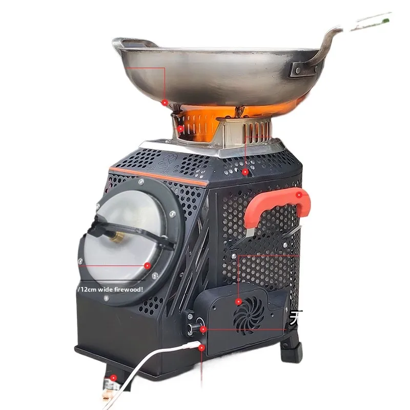 Outdoor Multifunctional Wood Stove 316L Stainless Steel
Outdoor Multifunctional Wood Stove 316L Stainless Steel