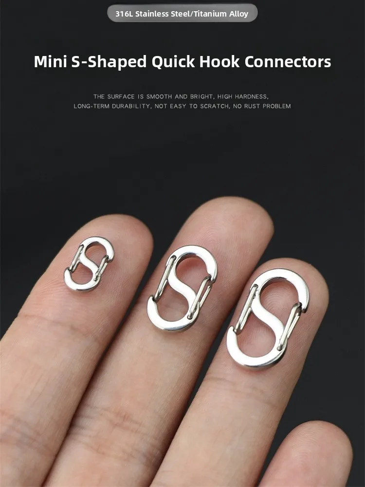 Adjustable Bule Bracelet Parts Stainl Steel Spring Double Head Outdoor Climbing Keychain Accories Faion Jewelry
Adjustable Bule Bracelet Parts Stainl Steel Spring Double Head Outdoor Climbing Keychain Accories Faion Jewelry