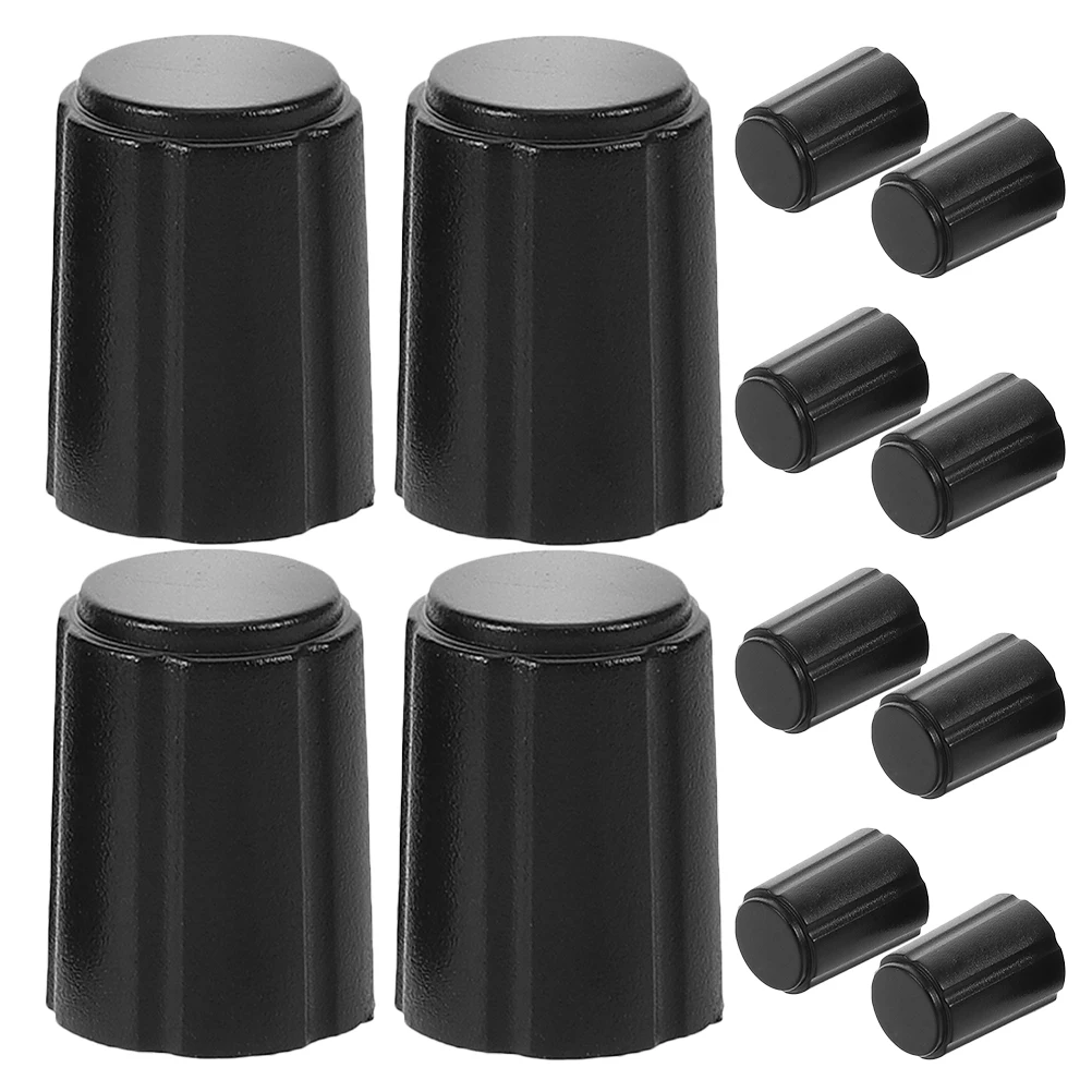 12pcs Guitar Knob Cap Black Volume shaft Plastic Potentiometer 040 Compatible Tone knobs Replacement
12pcs Guitar Knob Cap Black Volume shaft Plastic Potentiometer 040 Compatible Tone knobs Replacement