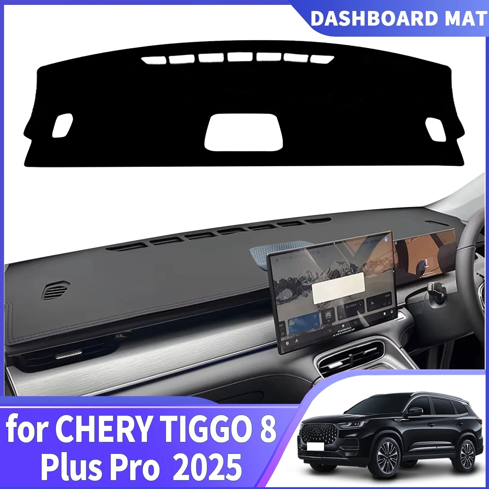 fit for CHERY TIGGO 8 Plus Pro 2025 Custom fit Dashboard Cover Sun Shade Mat Anti‑Glare Anti‑Reflection Carpet Dash Accessories
fit for CHERY TIGGO 8 Plus Pro 2025 Custom fit Dashboard Cover Sun Shade Mat Anti‑Glare Anti‑Reflection Carpet Dash Accessories