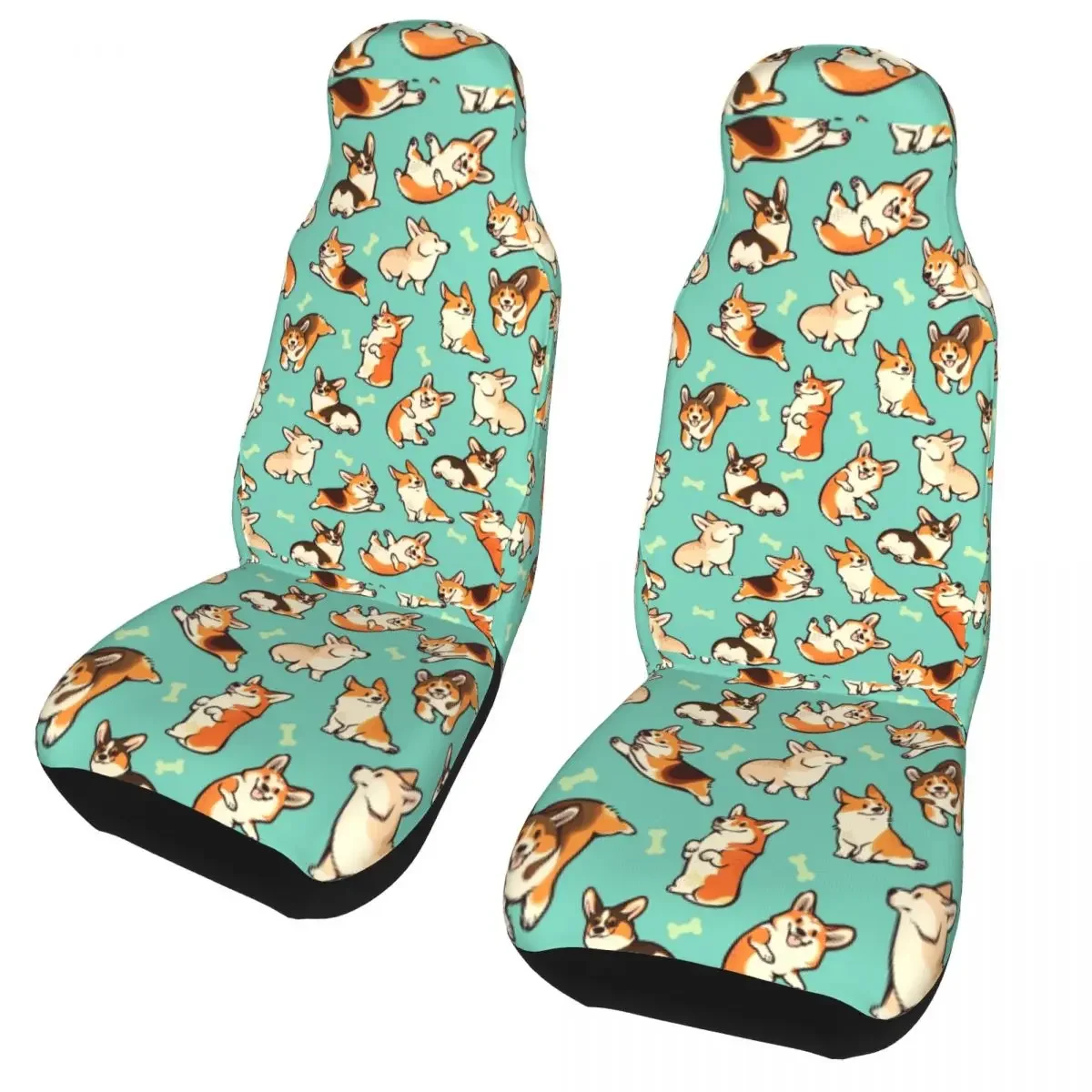 Jolly Corgis In Green Universal Car Seat Cover Auto Interior For SUV Cute Dog Car Seats Covers Fabric Hunting
Jolly Corgis In Green Universal Car Seat Cover Auto Interior For SUV Cute Dog Car Seats Covers Fabric Hunting