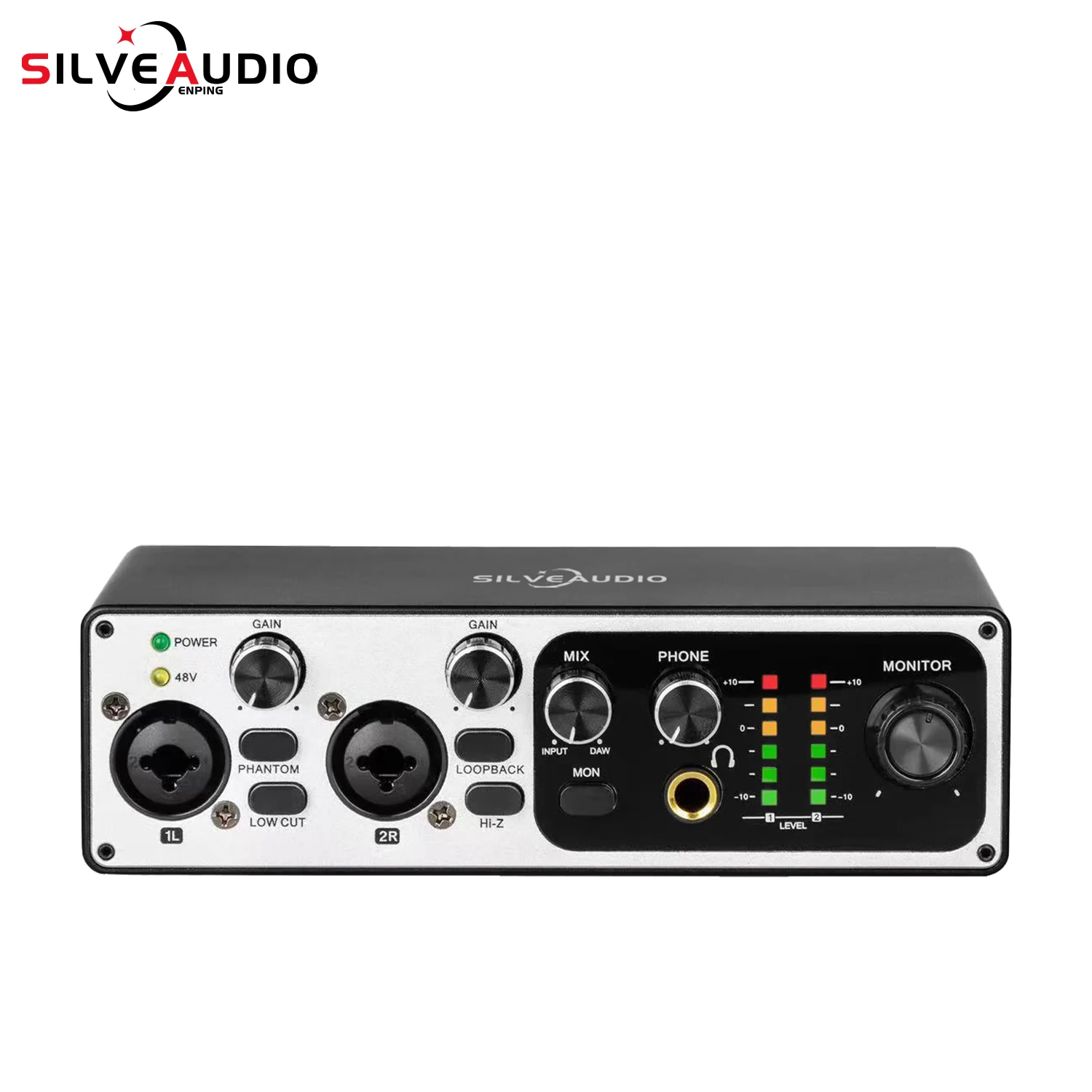 GAX-MB22 Professional Audio Interface Studio Soundcard Recording Equipment 2 in 2 out USB With LOOPBACK 24bit/192 kHz
GAX-MB22 Professional Audio Interface Studio Soundcard Recording Equipment 2 in 2 out USB With LOOPBACK 24bit/192 kHz