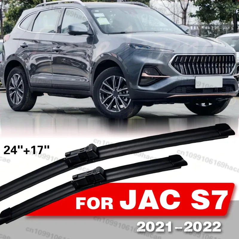 2PCS Front Wiper Kit Fit For JAC S7 SUV 1.5T DCT 2021 - 2022 Windshield Wiper Blade Silent Wiper Car Accessories 24"+17"
2PCS Front Wiper Kit Fit For JAC S7 SUV 1.5T DCT 2021 - 2022 Windshield Wiper Blade Silent Wiper Car Accessories 24"+17"