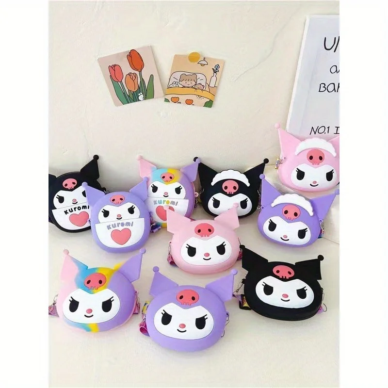 Sanrio Bag Anime Kawaii Kuromi Silicone Shoulder Bag Waterproof Coin Purse Cartoon Doll Crossbody Bag for Kid Birthday Gift
Sanrio Bag Anime Kawaii Kuromi Silicone Shoulder Bag Waterproof Coin Purse Cartoon Doll Crossbody Bag for Kid Birthday Gift